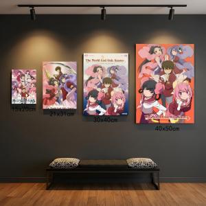 The World God O-Only Knows Poster Premium HD Self-Adhesive Wall Decor – Peel & Stick Residue-Free