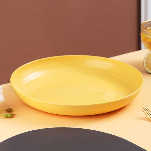 Dinner Plates Wheat Straw Eco Friendly BPA Free Biodegradable Picnic Kids Fruit Snack Plate Bone Dishes Kitchen Accessories