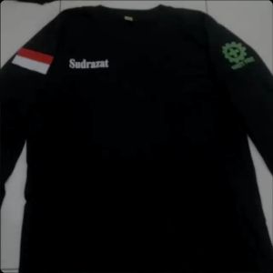 Baju Kaos Lengan Panjang Sablon Custom Depan Belakang Bebas Pakai Foto Logo Dan Kata-kata Sendiri Sablon Satuan Kaos Tangan Panjang