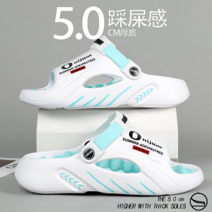 Mens Summer Outdoor Anti-Slip Massage Sports Driving Dual-Purpose Casual Large Size Beach Slippers Comfortable Slip-On Sandals