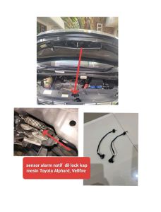 Sensor Alarm Notif Dil Lock Kap Mesin Toyota Alphard Vellfire Ori