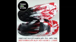 Dép đúc nguyên khối quai ngang nam  nữ  trẻ em big size - TRINH HOA STORE - Hàng chính hãng - TH211CV