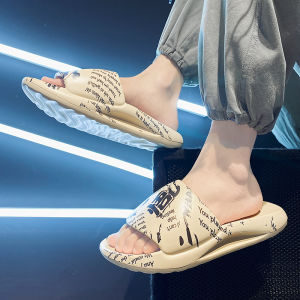 Mens Summer Casual Slippers Anti-Slip Wear-Resistant Home Bathing Outdoor Sports Soft Bottom Sandals Comfortable Slip-On Shoes