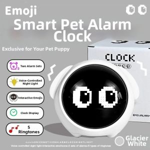 Expression Display LED Night Light Sleep Snooze Alarm Clock