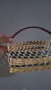 TAS KERANJANG KECIL/TAS ANYAMAN BAMBU/BISA UNTUK SOUVENIR Tas Keranjang Kecil Ramah Lingkungan Tas Alami Dari Serat Bambu Desain Geometris Tas Anyaman - Lazada