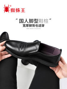 Spider King Mens Shoes 2024 Spring & Fall New Arrival Business Casual Leather Shoes Men Slip-on Soft Bottom Leather Driving Shoes
