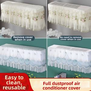 NAIFUNA | Dirt-resistant Non-removal Full-wrap Anti-direct Airflow AC Cover Polyester-cotton