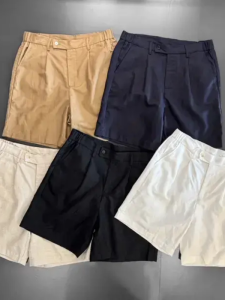 Quần Short Nam Vải Lanh Thẳng Mùa Hè Mỏng Thoáng Khí Rộng Rãi Năm Điểm Thời Trang Thường Ngày Quần Dài Năm Điểm
