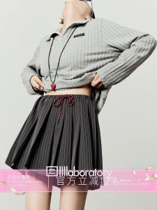 Gray Knitted Polo Shirt Womens Summer New Shell Embroidery Quiet Luxury Vintage Style Polyester Fiber Casual Loose Fit