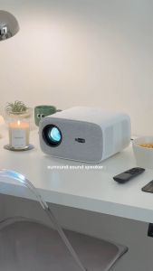 Eroc Monet Projector Auto Focus 1080P 4K Decoding Android 9 Wireless Casting Bluetooth Speaker Home Cinema with Netflix YouTube Spotify Prime Video & Disney Plus