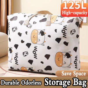 Waterproof Large Storage Beg Travel Clothes Storage Bag Clothes Storage Bag Clothing Storage Folding Bag Beg Guni Besar Berzip Beg Balik Kampung Murah 旅行收纳袋