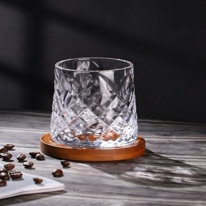 Bincoo 300ML High-Quality Multifunctional Glass Cup | Perfect for Whisky Wine Coffee and Tea
