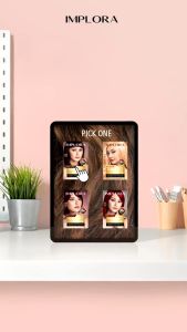 IMPLORA New Look Permanent Hair Color / Pewarna Rambut / Cat Rambut Permanen - 3D COLOR