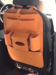 [EZ4U] THICKER Car Back Seat Organizer Multi Pocket Felt Organiser Storage Poket Belakang Kerusi Kereta 车椅背百宝袋/收纳 (1PCS)