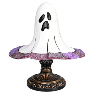 Gothic Witch Hat Pumpkin Table Lamp USB Powered & Lightweight Warm Enchanting Glow & Versatile for Halloween Home Decoration