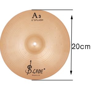 SLADE | SLADE 8/10/12 Inch Cymbals Crash Cymbal Phosphor Bronze Hi-Hat Drum Cymbals Kits Beginners Percussion Instruments Accessories