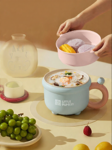 [China Plug Adapter Needed] One-Person Steam & Cook Electric Pot