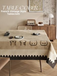 BULULOM | Waterproof Oil-proof Heat-resistant No-wash Elegant Retro Tablecloth
