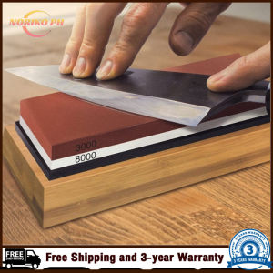 HOL [Full set of high quality] 3000/8000 grindstone sharpening stone water stone rubber stone with bracket