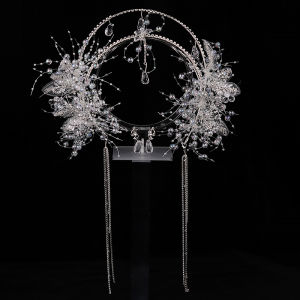 Korean Princess Style Wedding Headwear Bridal Crown Elegant Hairband for Wedding Dress Show Styling Accessories