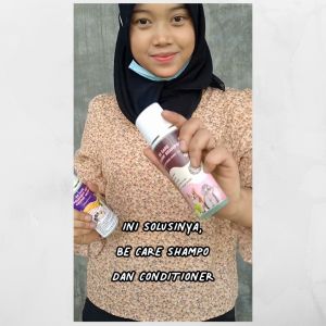 PREMIUM SHAMPO DAN CONDITIONER BE CARE ANTI KUSUT ANTI KUTU ANTI RONTOK MELEMBUTKAN BULU KUCING ANJING
