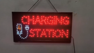 CHARGING STATION LED DISPLAY BOARD SIGNAGE LED LIGHT ENERGY SAVING LIGHT BILLBOARD