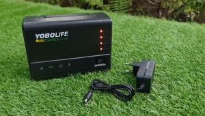 Power Box 12V 5000mAh กล่องไฟนอนนา 12V พร้อมหม้อแปลงชาร์จไฟบ้าน มีแบทเตอรี่