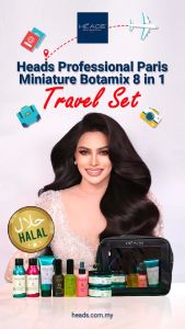 HEADS Botamix Miniature Shampoo Set (Travel Set) For Hair Loss | Dandruff | Dry & Damaged Hair | Oily & Sensitive Scalp