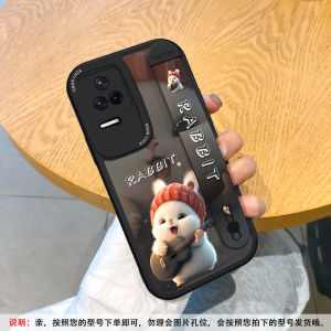 Redmi K90Pro Max Phone Case with Wristband Cute Rabbit Design Full Cover K80Pro K70E Soft Silicon Glue Popular Support Female New Model Anti-Fall