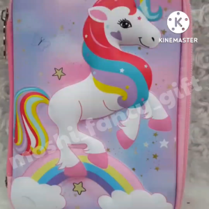 Tempat Pensil Unicorn / Pencil Case Unicorn / Stationary Unicorn / Alat Tulis Anak Perempuan / Kotak Pensil Unicorn Pelangi