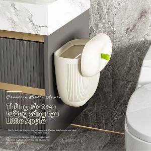 Thùng Rác Treo Tường Đẹp Mắt Dễ Treo cho Nhà Vệ Sinh và Bếp