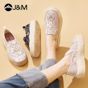 Joy&Mario Womens Casual Shoes Fashion Sequins Breathable Comfortable Flat Slip-on Casual Loafers