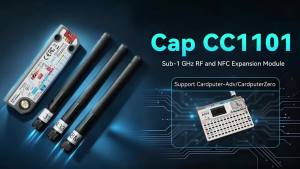 M5Stack | Mô-đun Mở Rộng Không Dây M5Stack Cap CC1101 Sub-1 GHz RF NFC Hỗ Trợ Cho Cardputer ADV CardputerZero - Ban Phát Triển