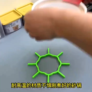 Expandable Silicone Octagon Heat Insulated Pad Anti Scalding Cup Mat Octagon Placemats