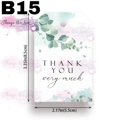 [SG][FREE🚚] Gift Tag Mini Greeting Card Thank You For Coming Celebrating With Us Tags Wedding Door Favours Teachers Day