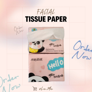 Bamboo Soft Facial Tissue Paper 300 Sheets (75 Pulls x 4 Ply) | Premium Thick & Absorbent |