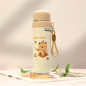 น้ำท่วมตัวคู่สุดน่ารักสำหรับเด็กที่โรงเรียน แก้วน้ำเย็นสำหรับเด็กผู้หญิง แก้วน้ำสุดเก๋สำหรับตั้งแต่เช้าถึงเที่ยงคืน