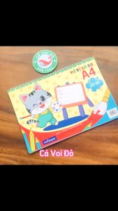 Sổ vẽ A4 / Vở vẽ lò xo Sunpaper/ hàng chất lượng đảm bảo