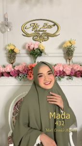 Kerudung/Jilbah/Hijab Instan Kepala Pet Antem Kode MADA Bahan Kringkel Premium By Ory AjeZas Collect