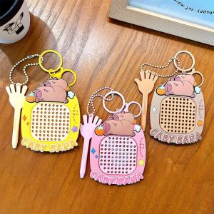JIFANPAUL | Dual-Sided Keychain Stress-Relieving Magnetic Steel Ball Art Board Sliding Ball Toy