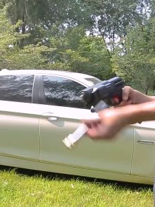 Miễn Phí Ship 5C Máy rửa xe pin HITACHI 199V cực khỏe..Hàng lõi đồng cty chuẩn - Xịt rửa sân vườn đa năng