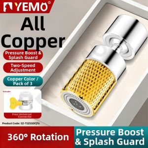 YEMO | Splash Proof Swivel Kitchen Faucet Nozzle Copper