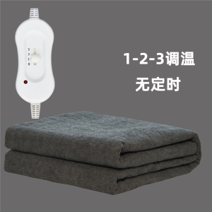 US Standard 110V Electric Blanket Electric Quilt Electric Heating Pad Small Home Appliance Velvet Fabric Six Temperature Settings