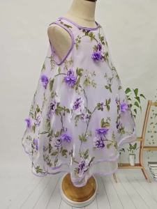 Bohemian Summer Girls Flower Dress Kids Girl Beach Dresses Chiffon Kids Dresses Floral remaja gadis pakaian 6 8 10 12 14 tahun