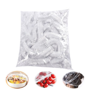 10-500pcs Disposable Food Cover Food Grade Plastic Elastic Food Lids Wrap Bags Refrigerator Fresh-keep Bag For Fruit Vegetable