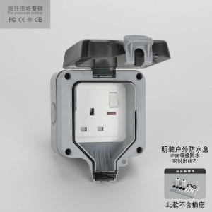 Ổ Cắm Điện Kiểu Anh 13A USB Có Nút Bấm LED Cường Lực Dùng Cho Gia Đình Bộ Chuyển Đổi Nhanh Type-C Thiết Bị Điện Tử