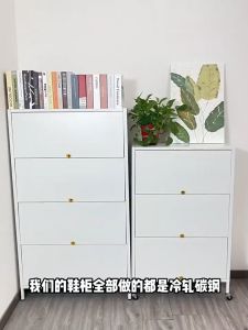 🔥ตู้รองเท้าสแตนเลส ตู้รองเท้าอลูมิเนียมทนทาน พร้อมส่ง ประกัน1ปี |กันน้ำ กันสนิม | วางนอกบ้านได้ ตู้รองเท้าความจุสูง xhl