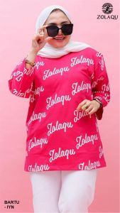 KAOS ZOLAQU TERBARU 2024 BAJU WANITA LENGAN PANJANG ATASAN JUMBO OVERSIZE OFFICIAL STORE AGEN RESMI