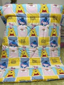 ผ้าห่ม6ฟุต ผ้าห่มนวมผืนใหญ่หนานุ่มห่มได้สบายลายกาตูนมินิมอลน่ารัก ผ้าCottonไม่ระคายเคืองผิว