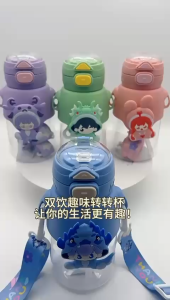 Botol Minum Anak 650ML / Tumbler Minum Anak Motif Karakter Kartun HX-3103